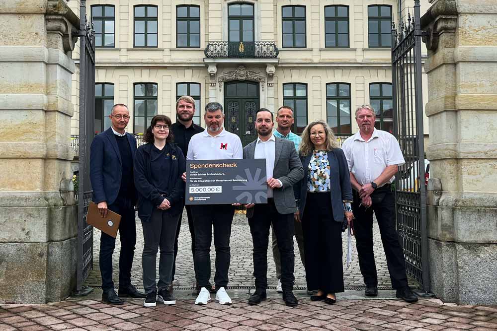 Spendenaktion für den Verein Schloss Schönefeld e.V. in Leipzig